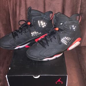 Black Infrared 6’s